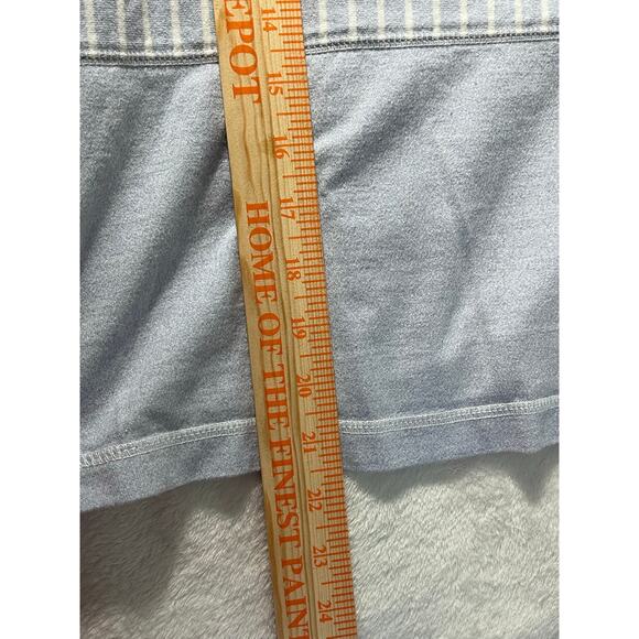 Béchamel II 100% Cotton Blue Dress & Button-Up Cover-Up Set Size 1X & 2X - Picture 9 of 14